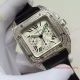 2017 Swiss Replica Cartier Santos 100 Watch SS Diamond Bezel 7750 Automatic (11)_th.jpg